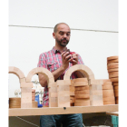 Pablo Saracho en las instalaciones de la empresa segoviana-EL MUNDO