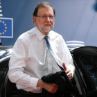 Mariano Rajoy, el jueves, en Bruselas.-JULIEN WARNAND