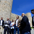 El presidente de Ciudadanos, Albert Rivera, visita Ávila. Junto a él, el candidato a la Presidencia de la Junta de Castilla y León, Francisco Igea-ICAL