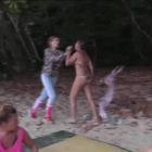 Alba Carrillo y Gloria Camila, en pleno enfrentamiento en 'Supervivientes'.-MEDIASET