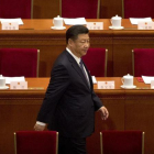 Xi Jinping llega a la Asamblea del Pueblo en Pekín.-AP / MARK SCHIEFELBEIN