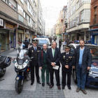 El subdelegado del Gobierno en Valladolid, José Antonio Martínez Bermejo, presenta el dispositivo 'Operativo comercio seguro 2014-2015' del Cuerpo Nacional de Policía, en calle Mantería de la capital vallisoletana-Ical