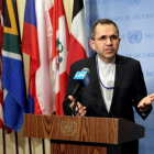 El embajador de Iránn ante las Naciones Unidas, Majid Takht-Ravanchi.-EFE / EPA