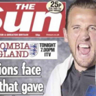 Portada de la publicación inglesa-THE SUN