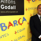 Alfons Godall, en el 2010, durante la presentación de su candidatura a la presidencia del Barça.-Foto: RICARD CUGAT