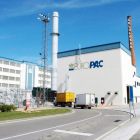 Exterior de la fábrica Europac en Palencia.-ICAL