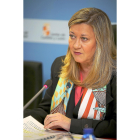 Pilar del Olmo, ayer, en la presentación de la contabilidad regional.-ICAL