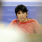 Más de 500 cargos públicos e internos de Podemos apoyan un manifiesto que reclama una consulta sobre el reglamento de primarias para elegir a los candidatos de las elecciones generales. Entre los firmantes figuran las secretarias generales del partido en -Foto: EFE/ RAUL CARO