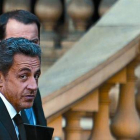 El expresidente francés, Nicolas Sarkozy, antes de ser imputado por el 'caso Bettencourt', en París.-Foto:   AFP / MARTIN BUREAU