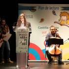 Estudiantes de secundaria y bachillerato de Valladolid participan en el I Festival Internacional de Poesía ‘Abbapalabra’ en Castilla y León.-RUBÉN CACHO / ICAL