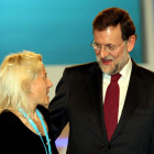 Marta Domínguez junto al Presidente del Gobierno, Mariano Rajoy, en una imagen de archivo-Ical