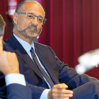 Pablo Lago y Luis Fuentes, en un momento del Club de Prensa de El Mundo de Castilla y León.-P. REQUEJO /PHOTOGENIC