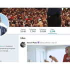 Captura de los me gusta de la cuenta de Twitter de Ted Cruz con el vídeo porno.-EL PERIÓDICO