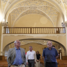 El consejero de Cultura, Turismo y Deporte, Gonzalo Santonja, visita la iglesia de Santa María del Castillo de Torrecilla de la Orden (Valladolid). ICAL