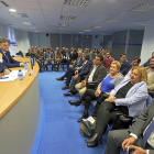 Alfonso Fernández Mañueco, acompañado de Francisco Vázquez, preside el Comité Ejecutivo del PP de Castilla y León.-ICAL