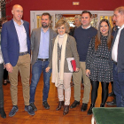 La ministra de Sanidad, María Luisa Carcedo, junto al secretario general del PSOE en Castilla y León, Luis Tudanca.-ICAL