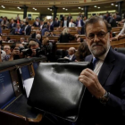 Mariano Rajoy en el pleno de investidura de la XII Legislatura.-JOSÉ LUIS ROCA