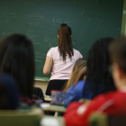 Imagen de archivo de una clase en el Instituto Núñez de Arce de Valladolid.-EL MUNDO