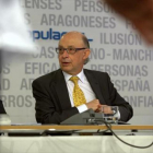 El ministro Cristóbal Montoro.-