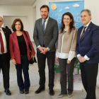 El alcalde de Valladolid, Óscar Puente, en el centro, presidió una jornada de la Red de Ciudades Saludables y la Plataforma por el Aire Limpio-E. M.
