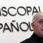El nuevo presidente de la Conferencia Episcopal Española, Ricardo Blázquez, este miércoles, 12 de marzo.-JUAN MANUEL PRATS