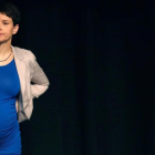 Frauke Petry, en el congreso.-INA FASSBENDER