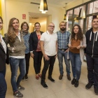 Leticia Díez, Cristina Fontaneda, María Ruiz, Loreto Arenales,  Carlos de Miguel, Francisco Javier Criado, Virginia Díez y Mario Soriano-Miguel Ángel Santos