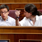 Iglesias y Errejón en el Congreso-JUAN MANUEL PRATS