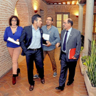 Andrés, Rodríguez, De la Rosa y Martín Pascual en una imagen de archivo-Santiago G. del Campo