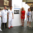 El Consejo General de Enfermería en la inauguración de la exposición.-E.M.