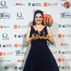 Verónica Ronda, con su premio