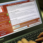 Una pantalla de ordenador muestra un rescate por un ataque de WannaCry.-/ EFE / RITCHIE B TONGO (EFE)