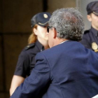 Jordi Pujol Ferrusola, a su llegada a la Audiencia Nacional para declarar ante el juez Pablo Ruz, este lunes.-Foto: JUAN MANUEL PRATS