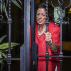 Rita Barberá a la salida de su domicilio en Valencia, este miércoles.-MIGUEL LORENZO