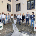 Silvia Clemente y Juan José Lucas junto a otros ponentes del curso de verano sobre los valores de la Transición en la UEMC.-E. M.