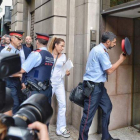 El jefe de los Mossos, Joan Carles Trapero, entra en la fiscalía el pasado 12 de septiembre.-FERRAN SENDRA