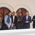 Reunión constituyente del Comité de Patrimonio Mundial, presidida por el alcalde de Burgos, Javier Lacalle-Ical