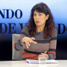 Ana Redondo durante ‘La Quinta Esquina’, programa emitido en La 8 Valladolid.-J. M. LOSTAU