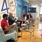 Manuel Soler, León de la Riva y Ruiz Medrano en la sede de la CVE.-EL MUNDO
