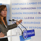 La presidenta del PPC, Alícia Sánchez-Camacho.-