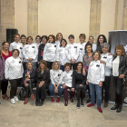 Cocineras y artistas posan en el Museo Patio Herreriano.-MIGUEL ÁNGEL SANTOS