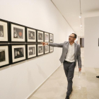 El alcalde de Valladolid, Óscar Puente, presenta la exposición 'José Guerrero. Del relámpago el fulgor', organizada con motivo del centenario del nacimiento del artist.-ICAL