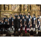 La Fundación AXA celebra este año el XX aniversario de su colaboración en la rehabilitación y conservación de la catedral de Burgos con un concierto que lleva a la ciudad al coro infantil de Saint- Marc, conocido popularmente como Los Chicos del Coro.-ICAL