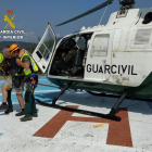 Rescatado un montañero lesionado en el tobillo en el Pico Cuiña de Candín (León).-GUARDIA CIVIL