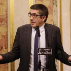 Comparecencia del presidente del Congreso Patxi López, para informar que el rey ha propuesto formar gobierno a Pedro Sánchez.-AGUSTIN CATALAN