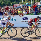 Óscar Pujol encabeza el dueto durante la prueba celebrada en Japón.-SHINGO FUJUMAKI