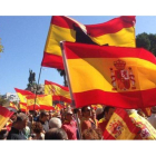 Manifestación unionista en Palma de Mallorca, este sábado.-EUROPA PRESS