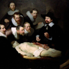 Rembrandt inmortalizó en 'Lección de anatomía del Dr. Nicolaes Tulp' una clase de medicina del siglo XVII.-Foto: AP