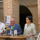 Jesús Sánchez, Alfonso Hernández y Chelo Sánchez ayer, en la presentación del programa de conciertos de órgano.-E. M.