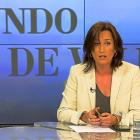 María Sánchez  durante ‘La Quinta Esquina’, programa emitido en La 8 de Valladolid.-J.M.LOSTAU